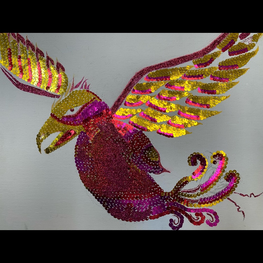 Handmade Bird Portrait